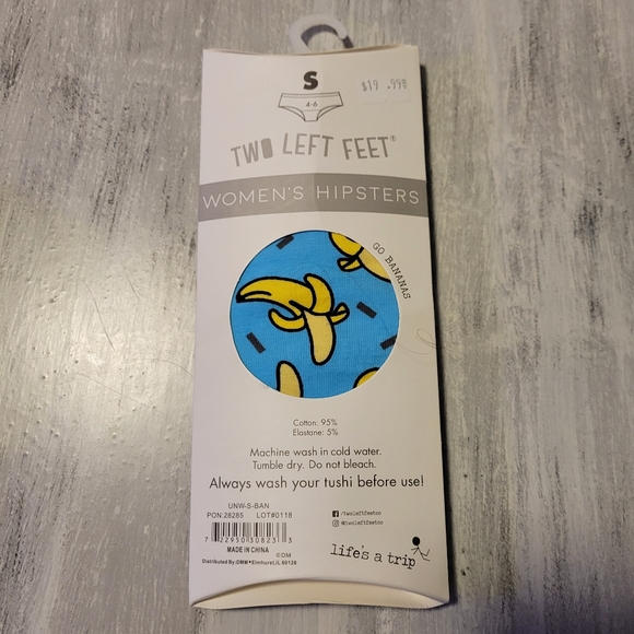 2/$10 Go Bananas Women's Hipsters Cotton Panties - Picture 2 of 2